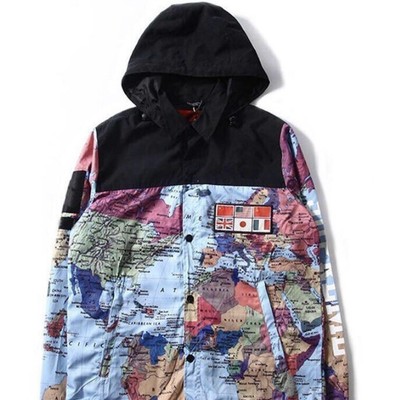 the north face map jacket supreme